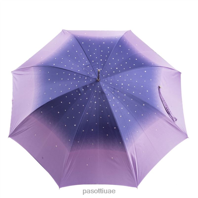 مظلة | 185n 21284-14 w68 - مظلة سواروفسكي أرجوانية، قماش مزدوج PASOTTI Z446V554